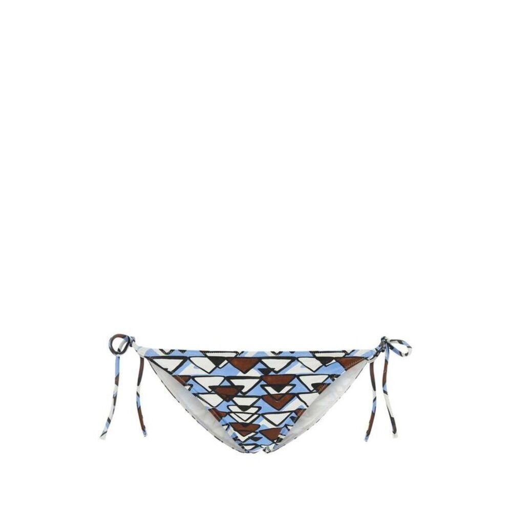 PRADA Triangle Print Bikini Bottoms Women PRINTED Beachwear